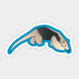 Tamandua cartoon illustration Sticker